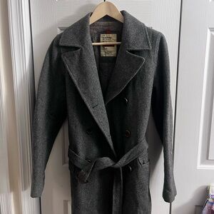 Aeropostale Women's Dark Gray Pea Coat